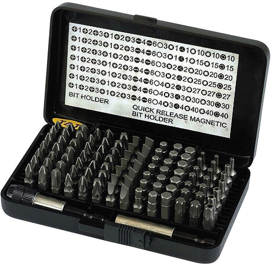 Cassette d'embouts 100 pieces hikoki