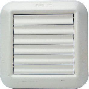 Grille d'aeration Hotte aspirante Nicoll brune