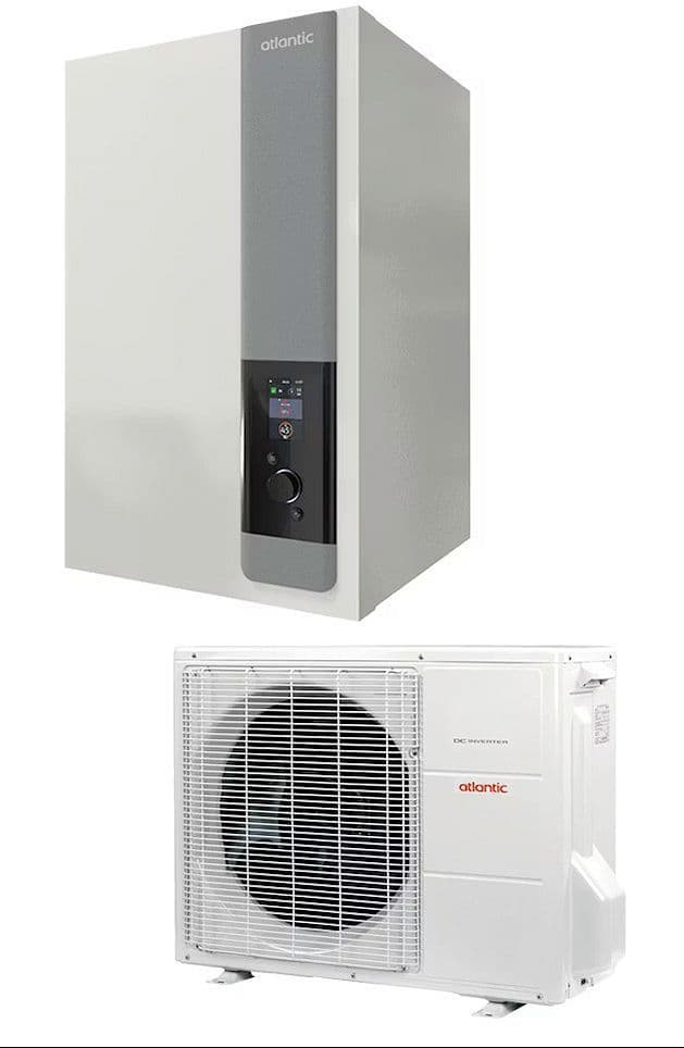 PAC air/eau split Alfea Extensa S 8 8KW Atlantic ERP A+ 55° ERP a++ 35°
