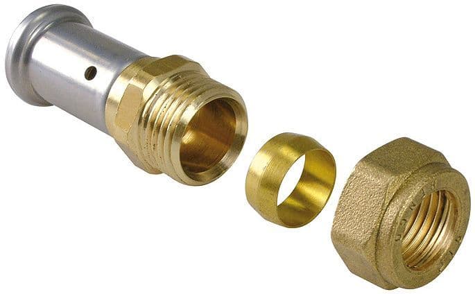 Raccord a sertir/bicone 26-22MM Henco