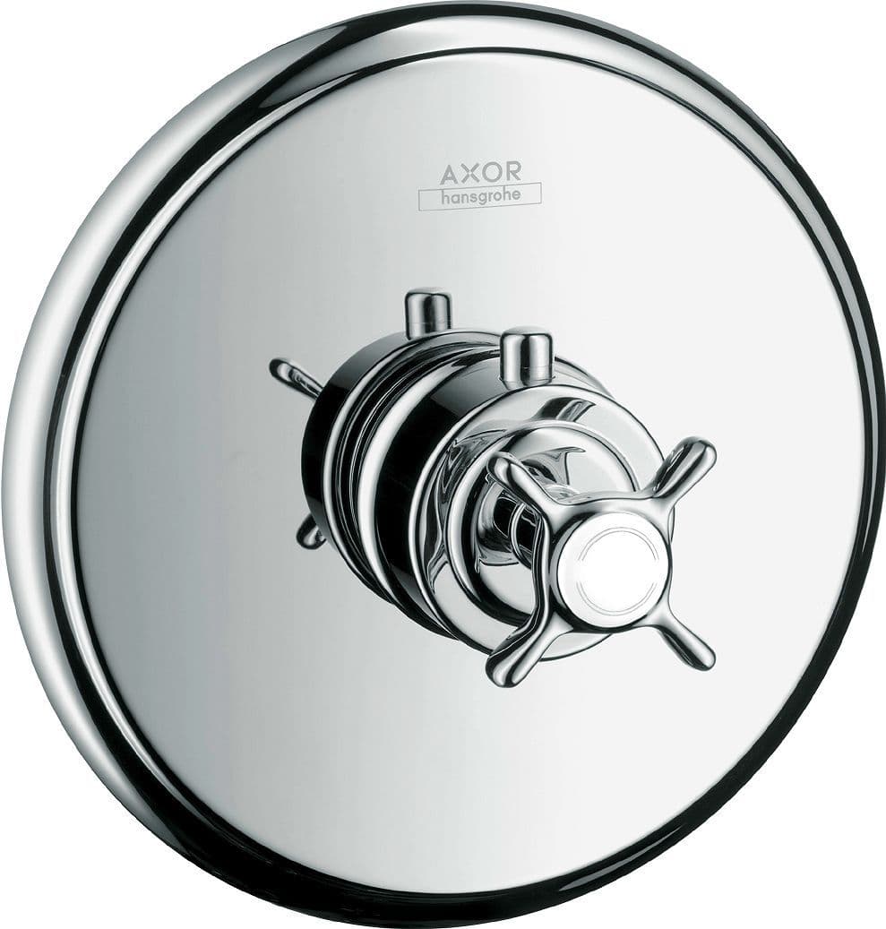 Set de finition thermostat montreux Hansgrohe highflow chrome