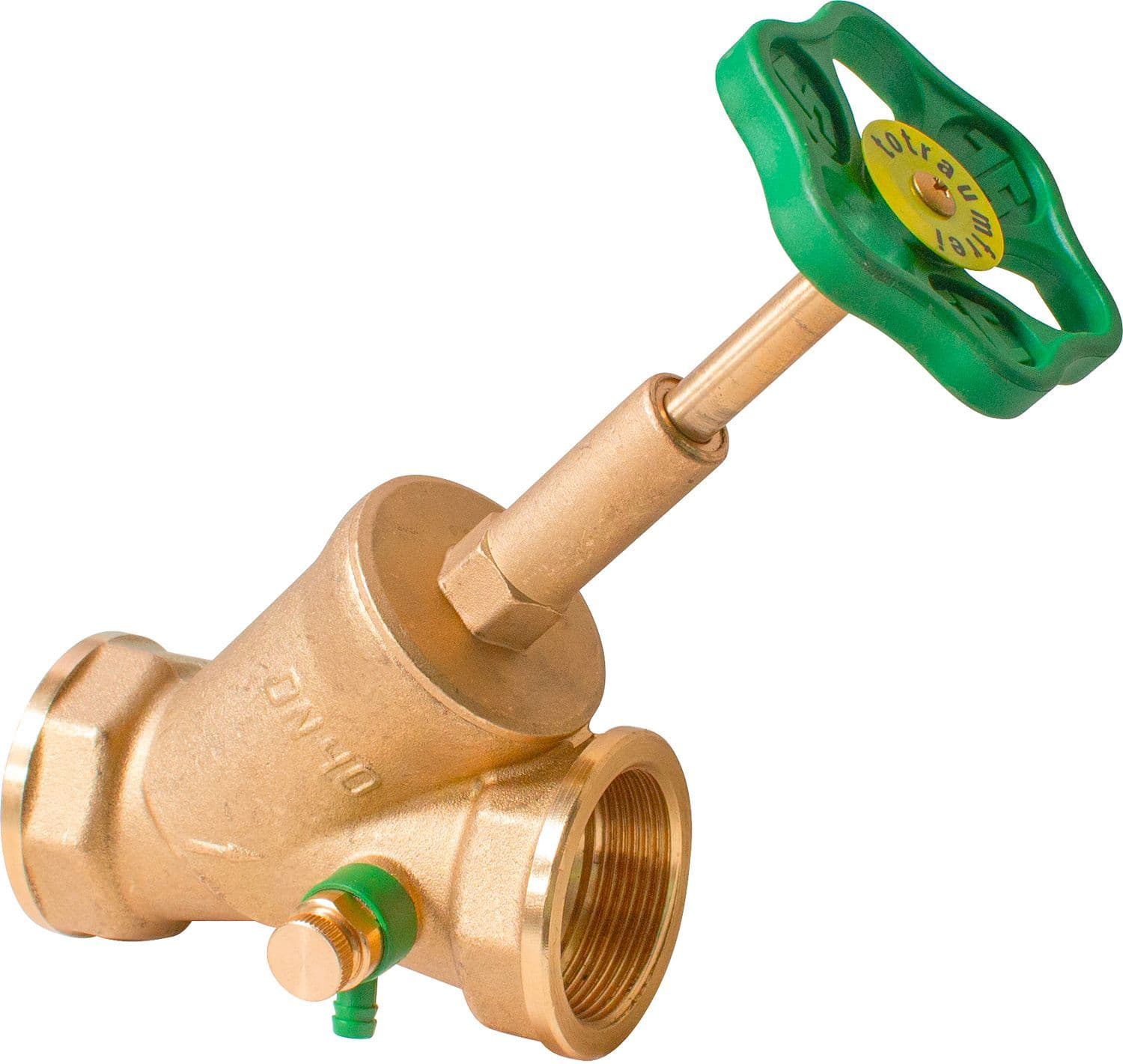 Robinet d'arret filete pour purgeur laiton 2"FF