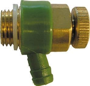 KOPEREN PURGEERKRAAN 1/4" LICHT MODEL