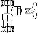 Robinet d'arret BENKISER 1/2"DROIT