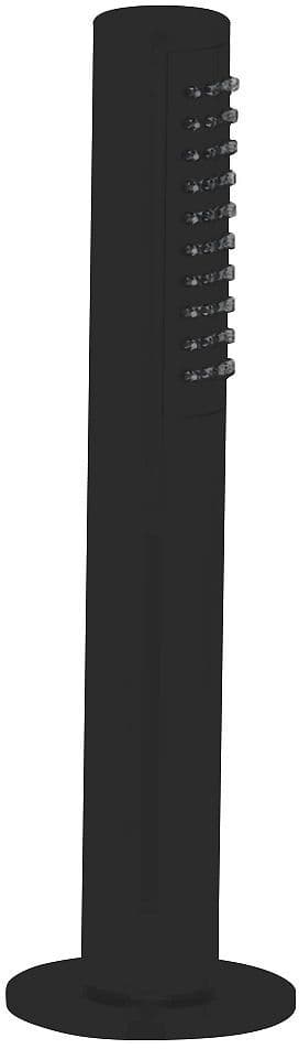 Garniture de bain sur gorge universel nobili rond Noir mat