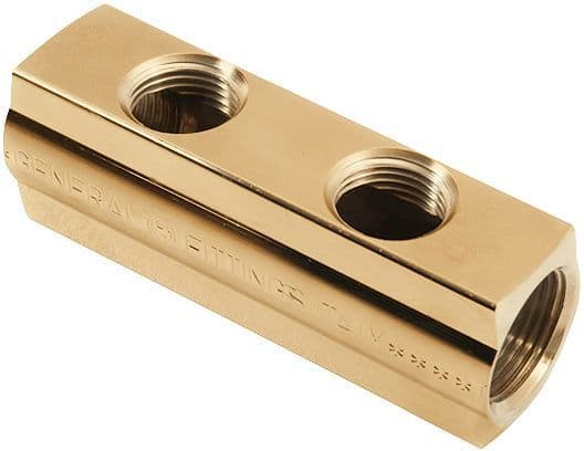 Laiton collecteur 4/4"-2-1/2"