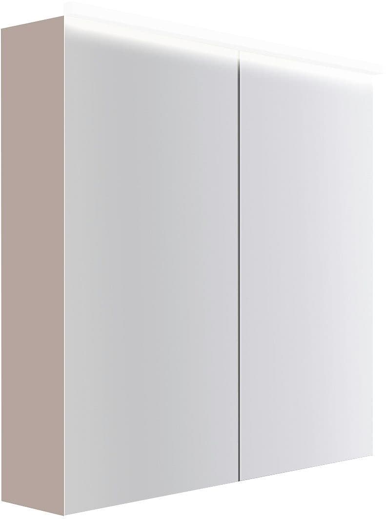 Armoire toilette COFFEE 2 portes 800MM 4250K Gris basalte mat