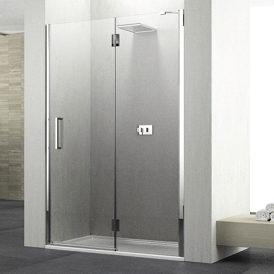Porte pivotante lift 87-90 H195 droite chrome-clair