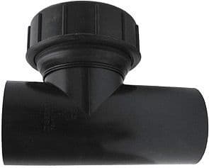 Pe ontstoppingstuk 90GR. Geberit 63- 63MM