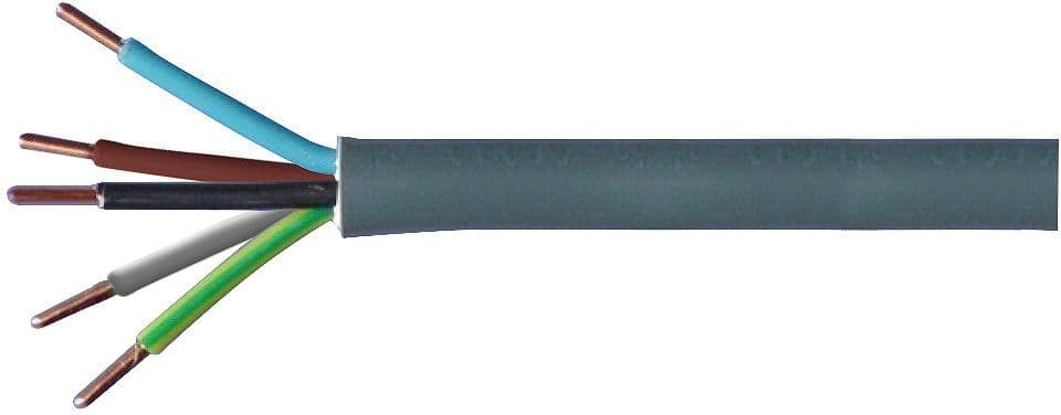 ELEKTR.KABEL XVB 5G2, 5MM² PER ROL 100M