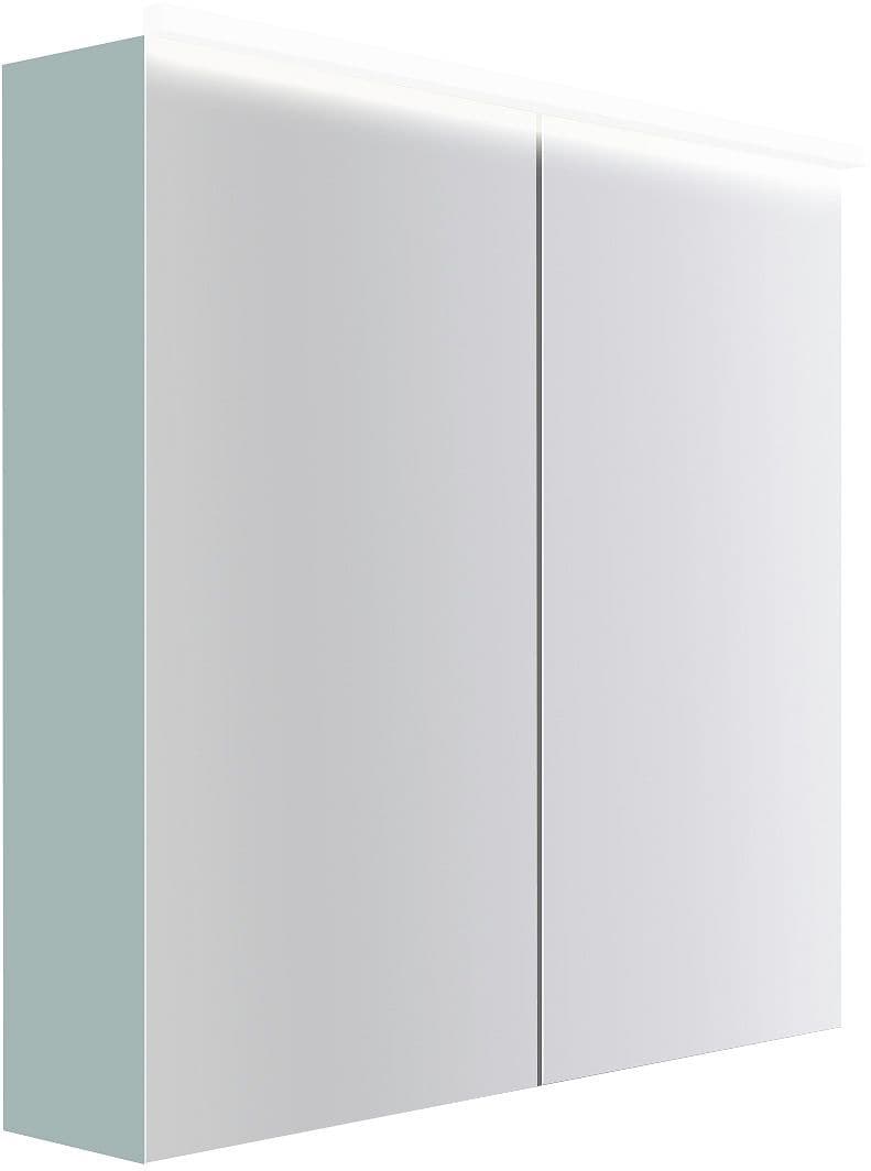 Armoire toilette COFFEE 2 portes 800MM 4250K Bleu azur doux mat