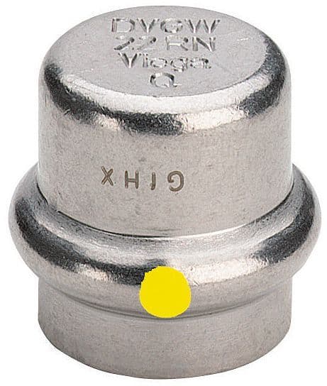Bonnet 28MM sanpress inox gaz Viega