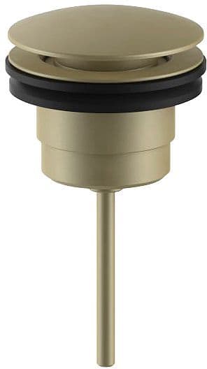 Design krepine universeel icona classic fantini rond ZONDER overloop mat british gold PVD