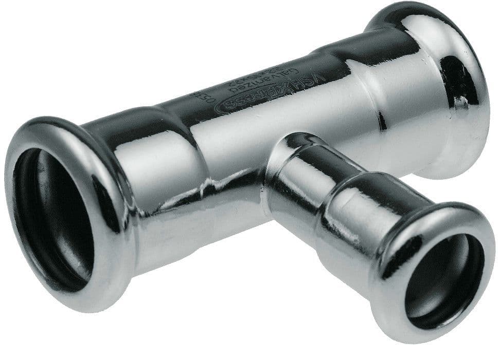 Acier ZINGUE a sertir T reduction vsh 22-22-15MM