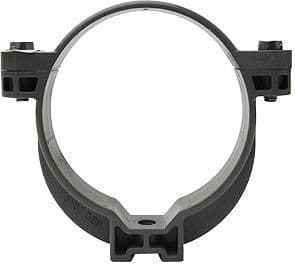 Pvc beugel fixo donkergrijs 125MM M7