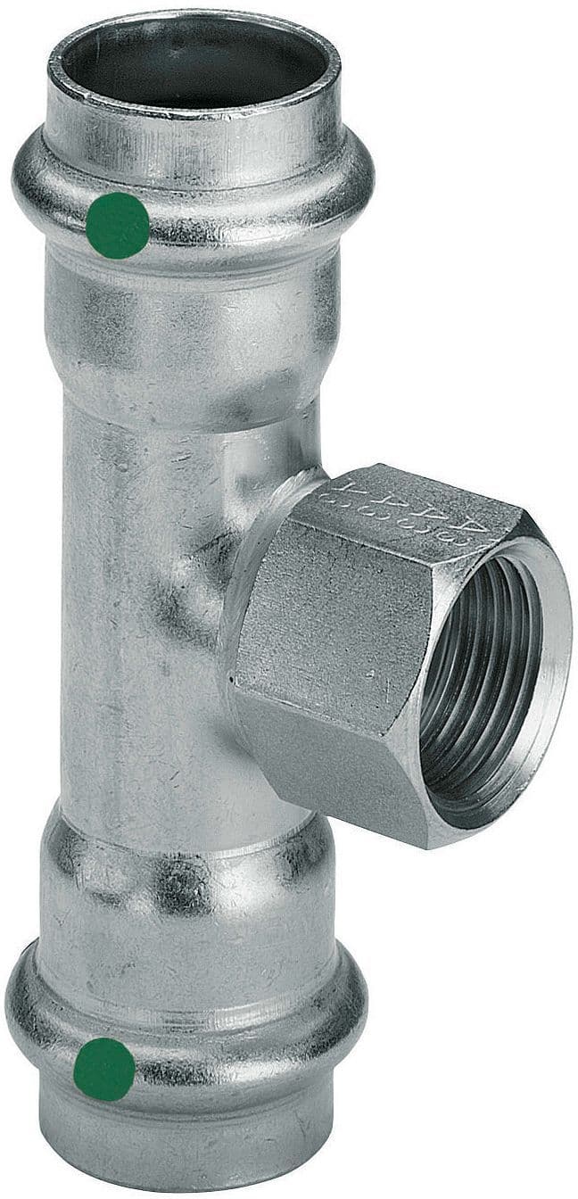 T 28-3/4"F-28MM Sanpress Inox Viega