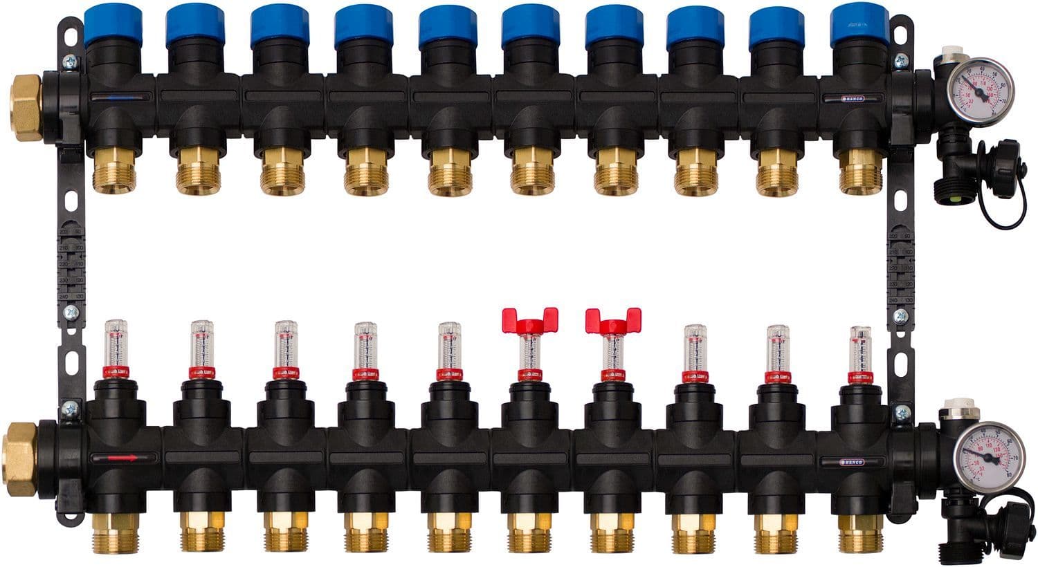 COLLECTEUR COMPOSITE CH. SOL HENCO 4/4"-10X3/4"EK (DEBIMET/THERMOMET/PURGE/PURGUER D'AIR)