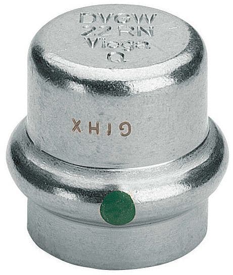 Bonnet 15 mm sanpress inox Viega
