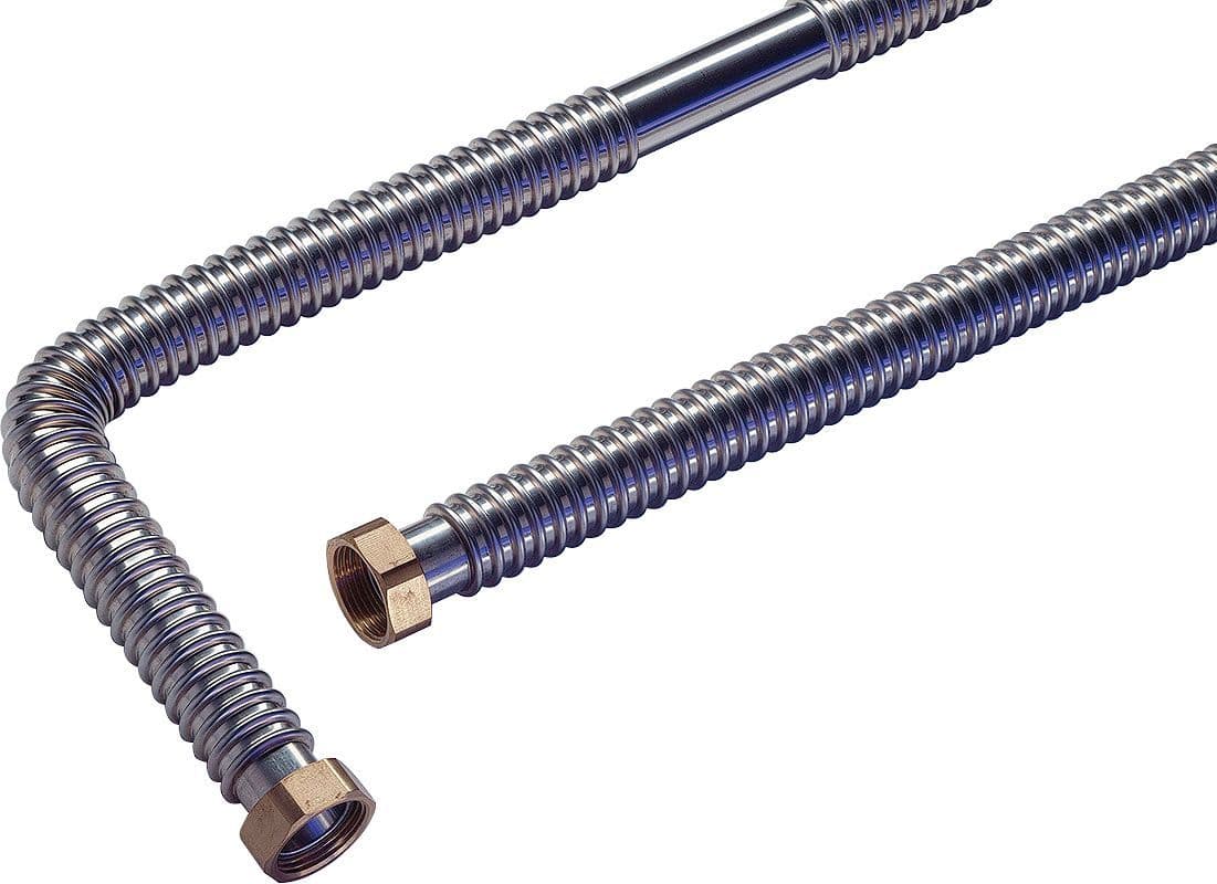 RACC.LAITON FLEXIBLE INOX SAN DN16 1/2"F