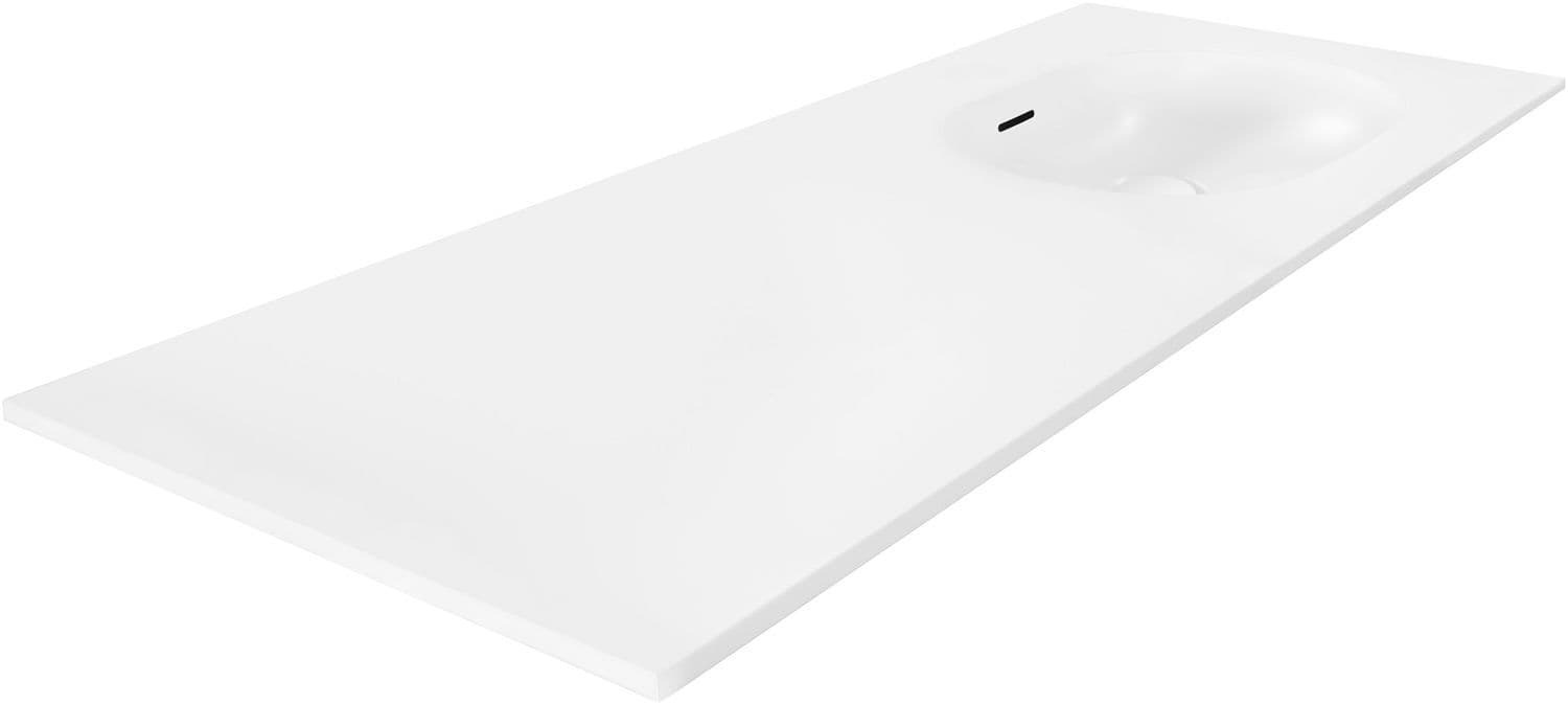 Tablette molto/puro/craft/forest 140X50CM 1 lavabo droite XONYX