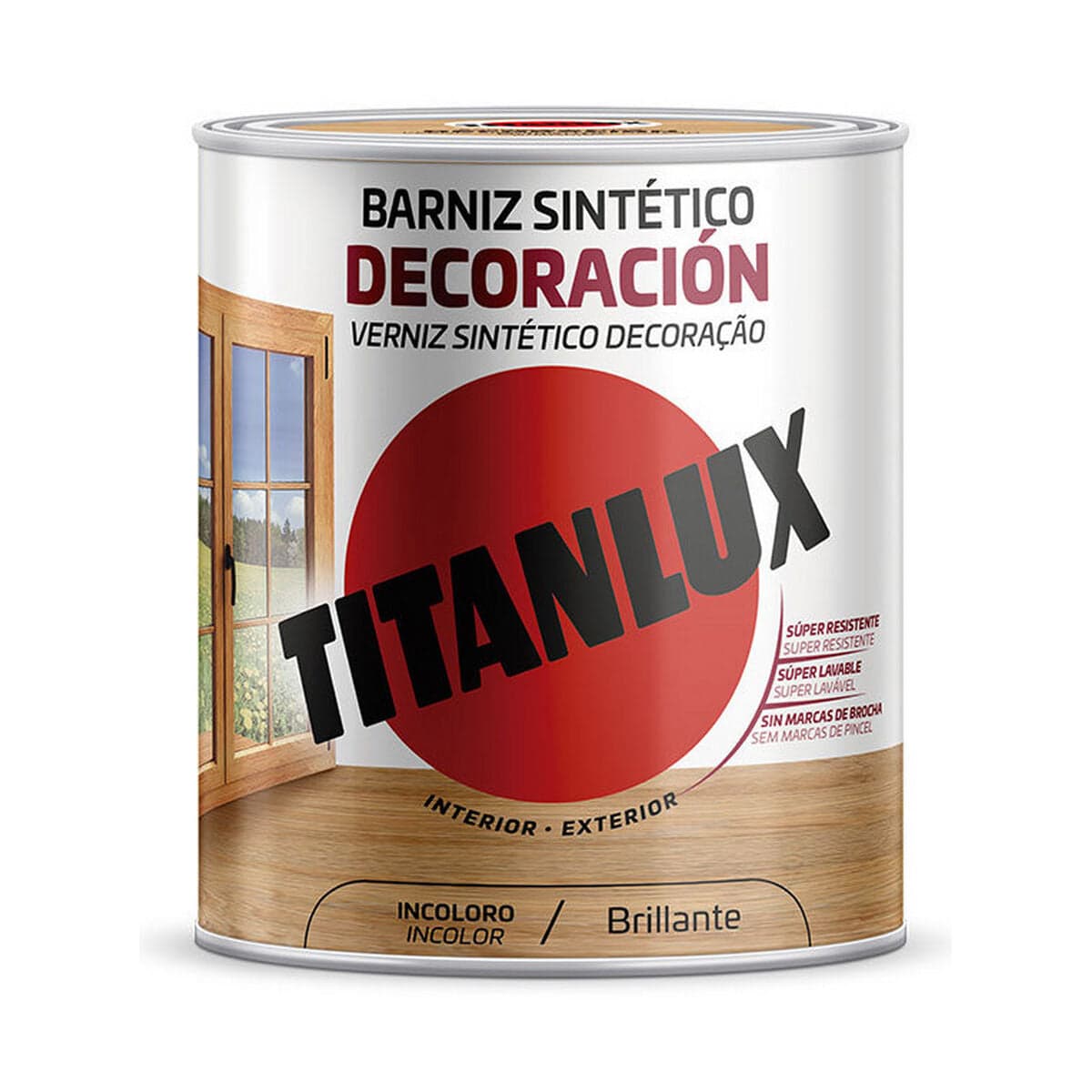 Vernis synthétique incolore Titanlux m10100014 250 ml