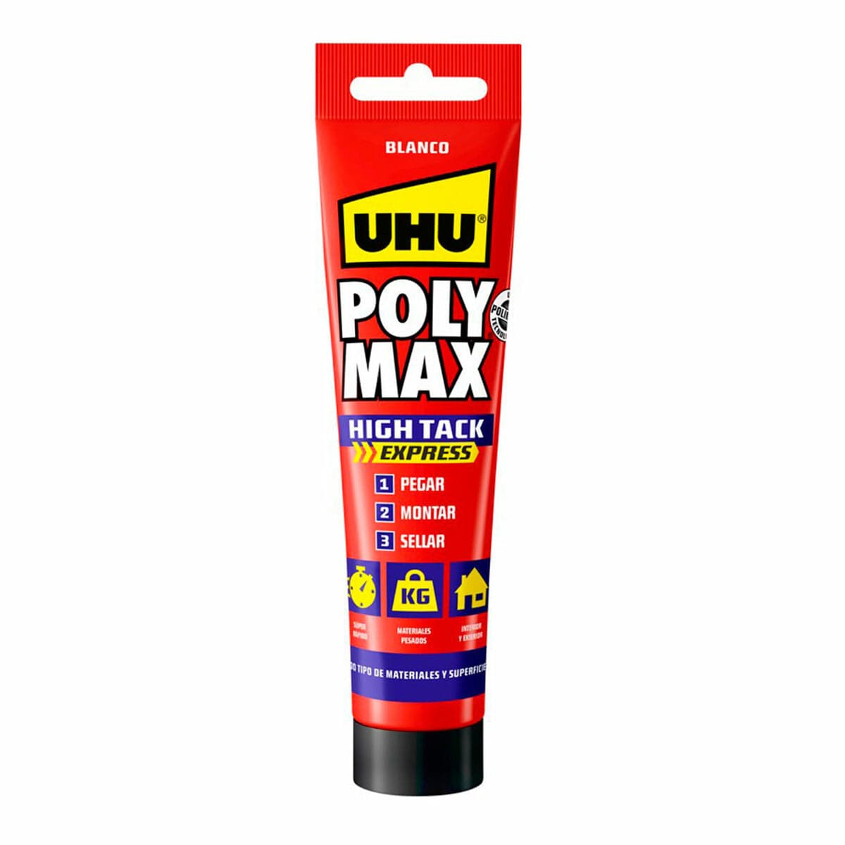 UHU 6312920 Poly Max High Tack Express Dichtstoff und Klebstoff 165 g Weiß