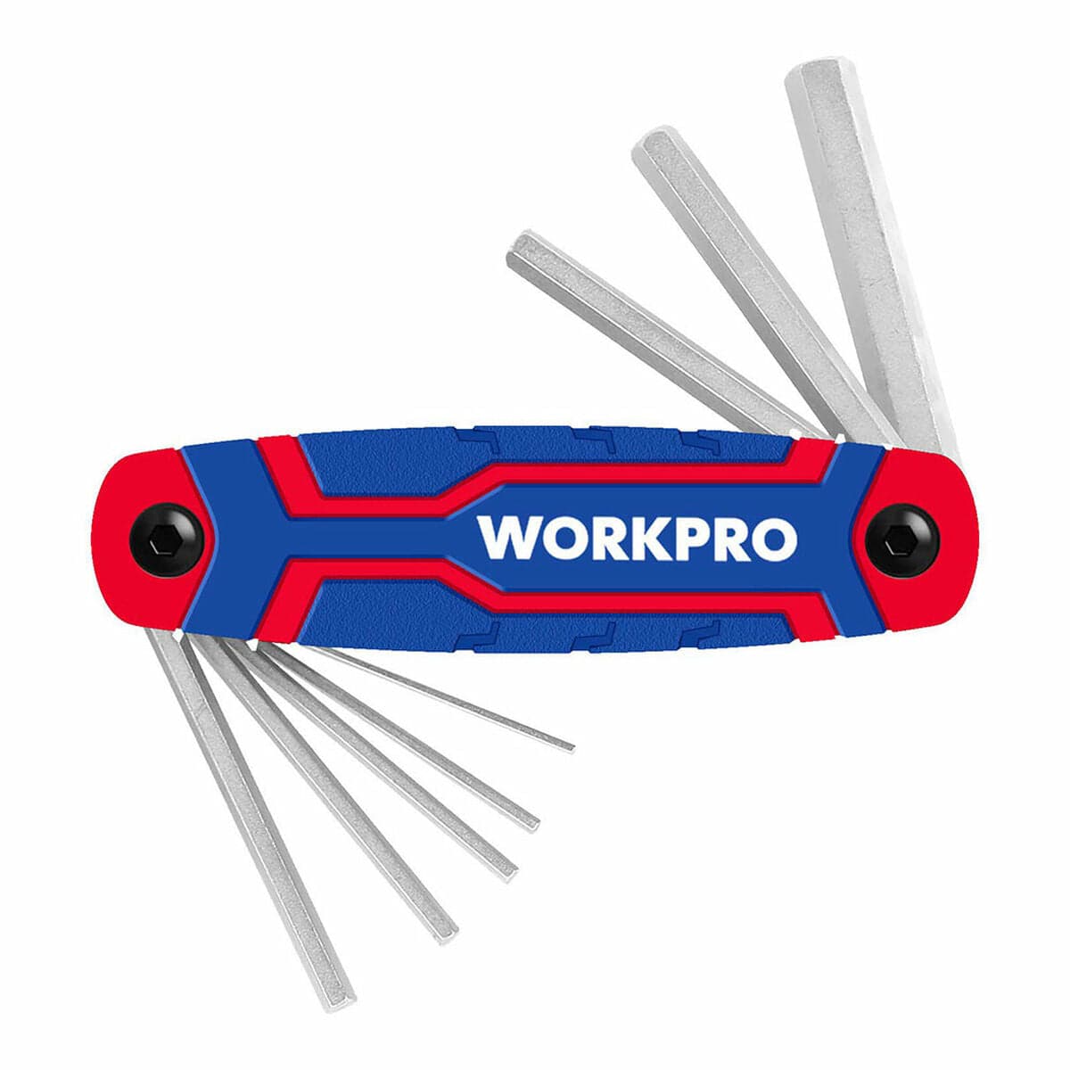 Workpro Inbussleutelset Opvouwbaar 8-delig