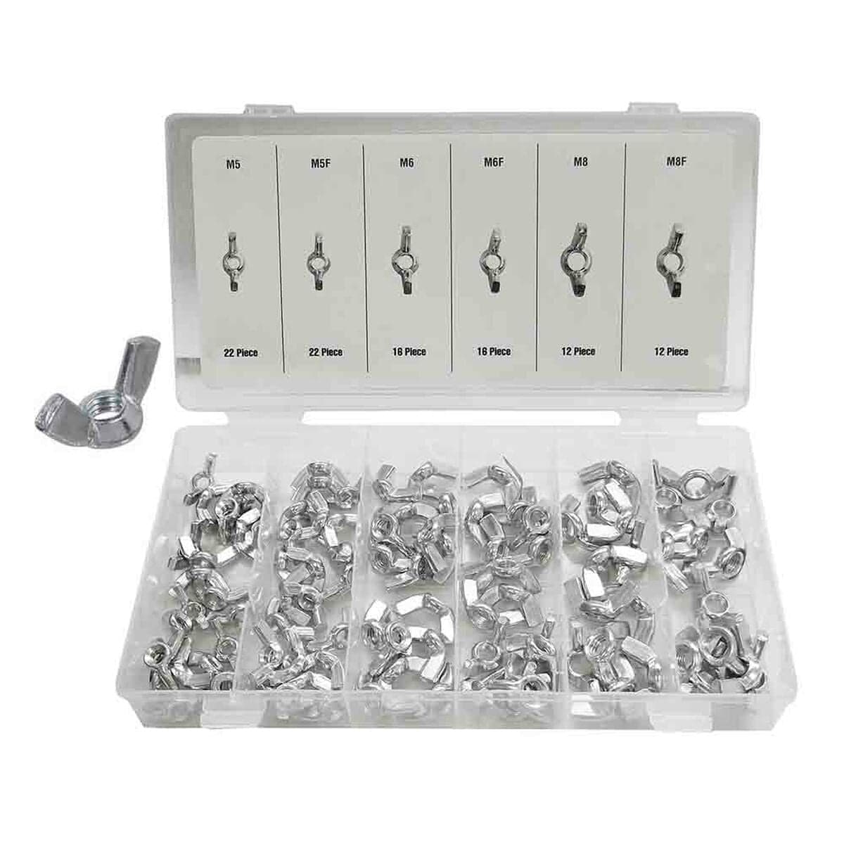 Flügelmuttern Bensontools Set Muttern 100 Stück