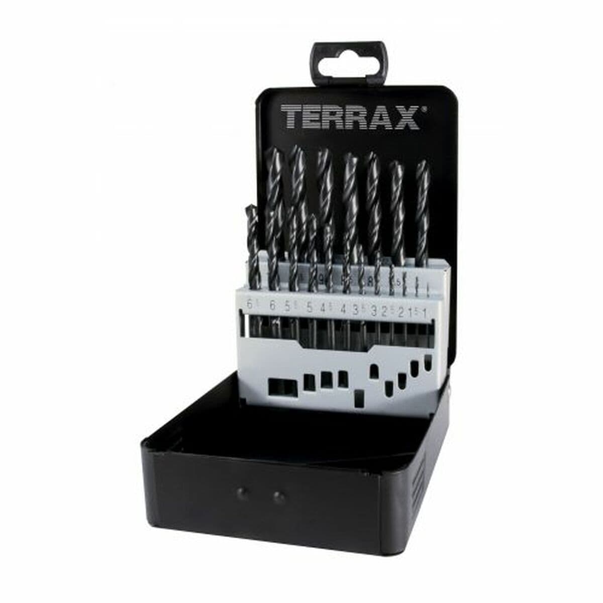 Borenset in koffer TERRAX DIN 338 19-delig / 25-delig (25 stuks)