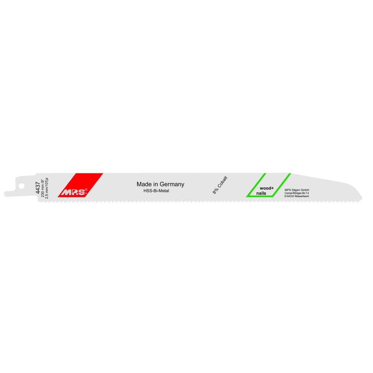 MP.S 4437 Säbelsägeblätter 10 tpi 230 mm - 5 Stück