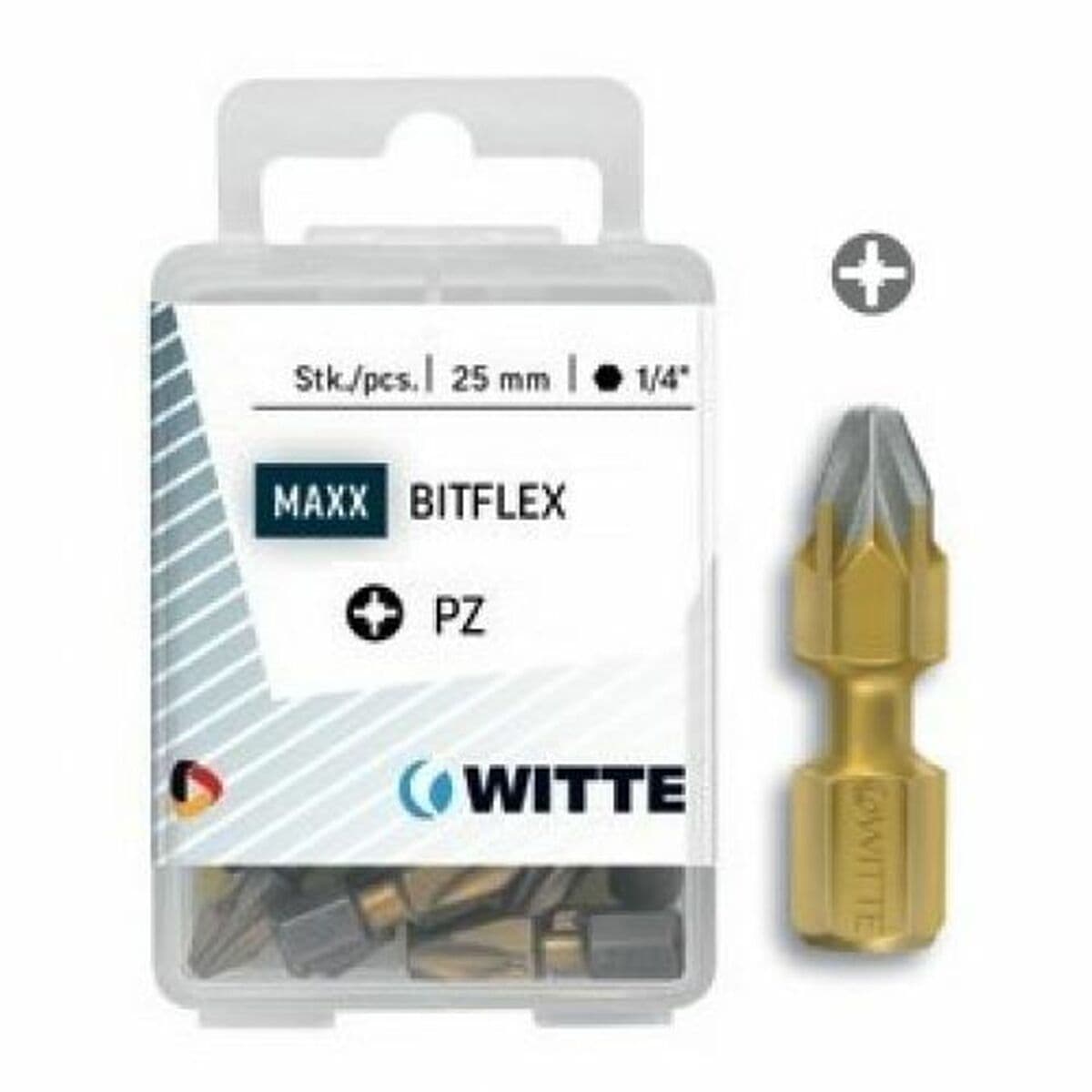 WITTE Bitset PZ 3 DIAMOND FLEX Pozidriv PZ3 5 Stuks