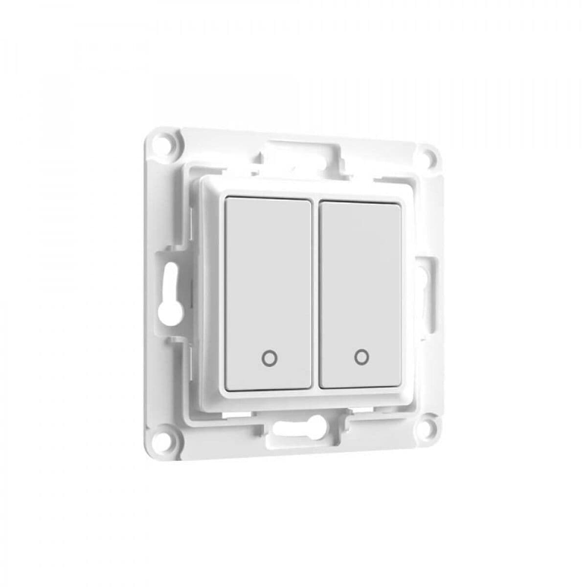 Shelly Wall Switch 2 Light Switch White