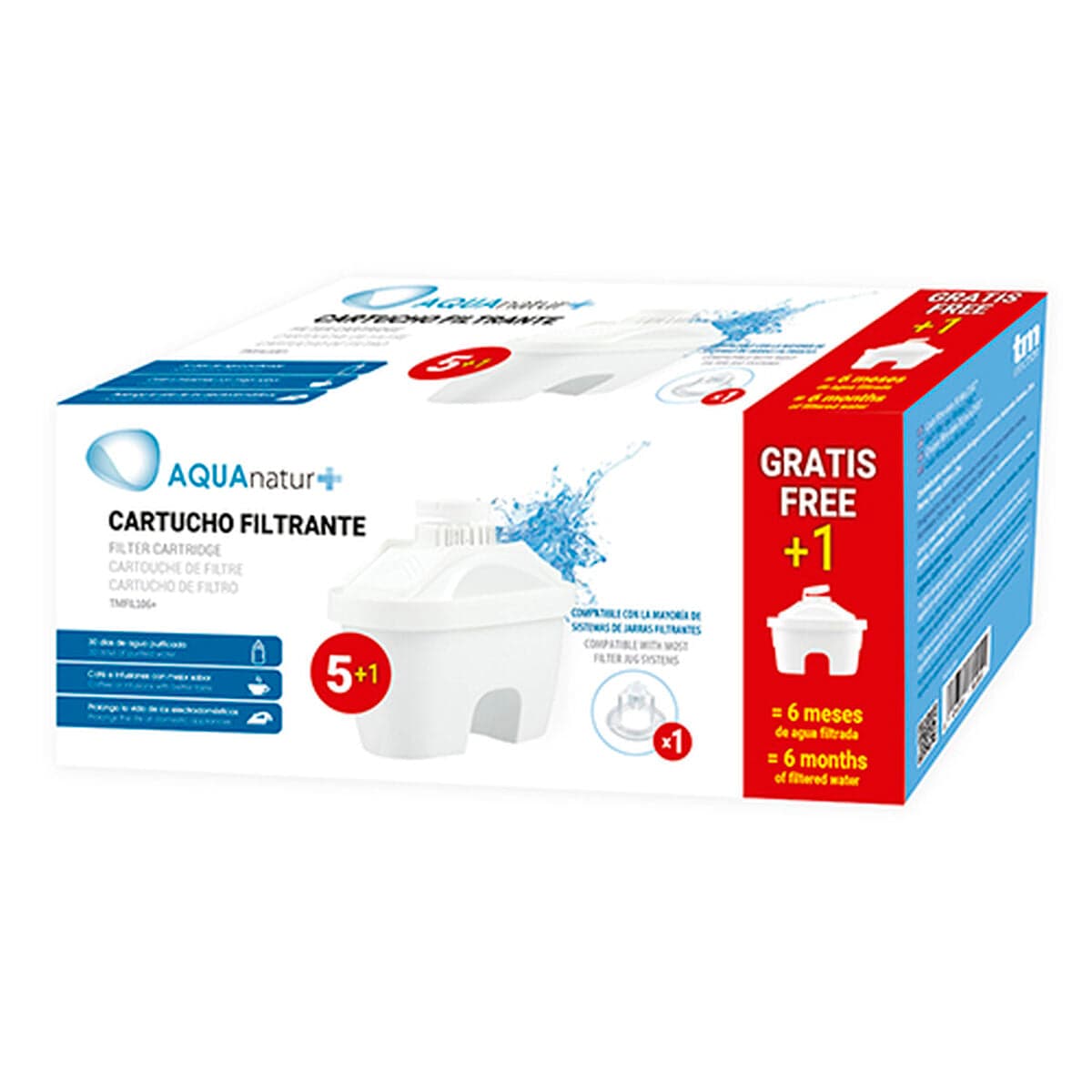 Filter für Filterkanne TM Electron 6 Stück 150 l
