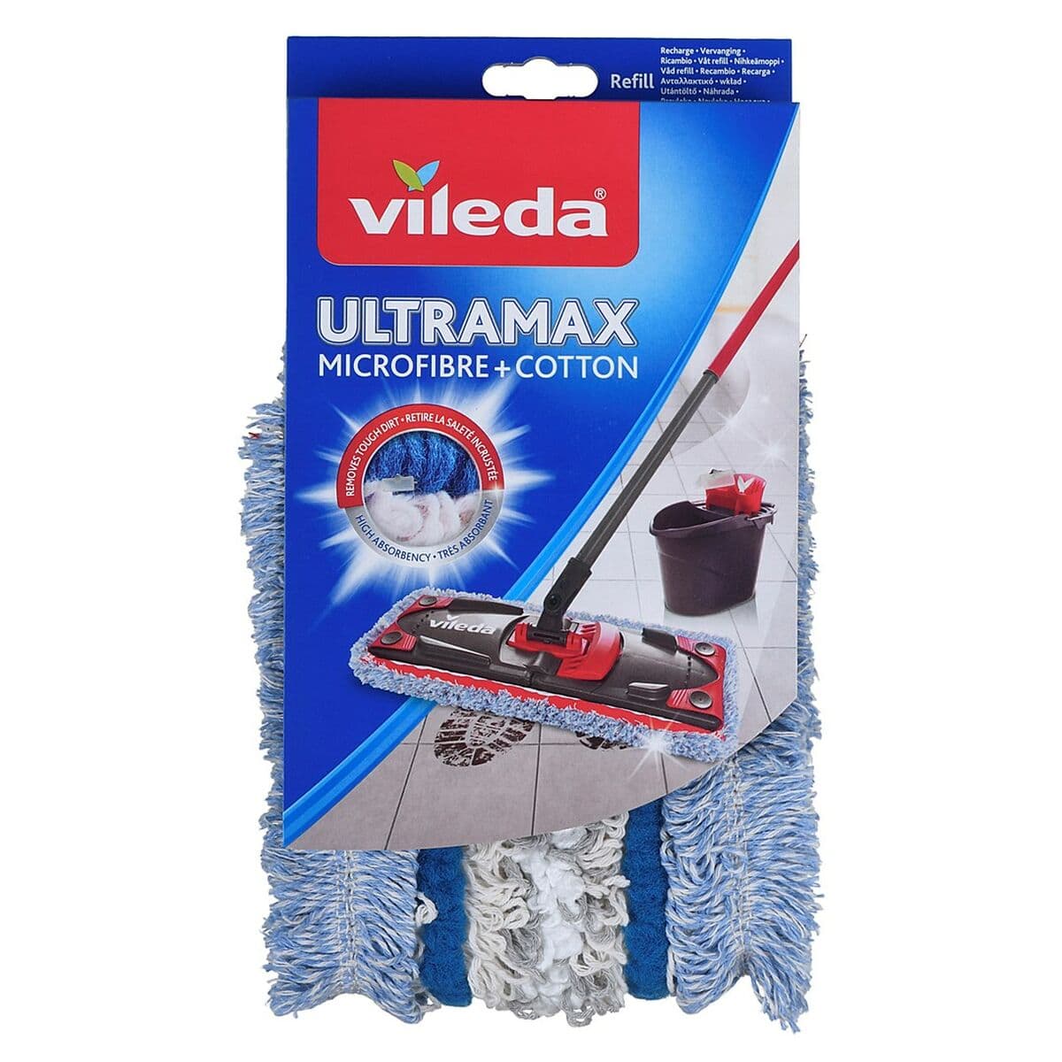 Recharge de balai à récurer Vileda 141626 Polyamide polyester coton