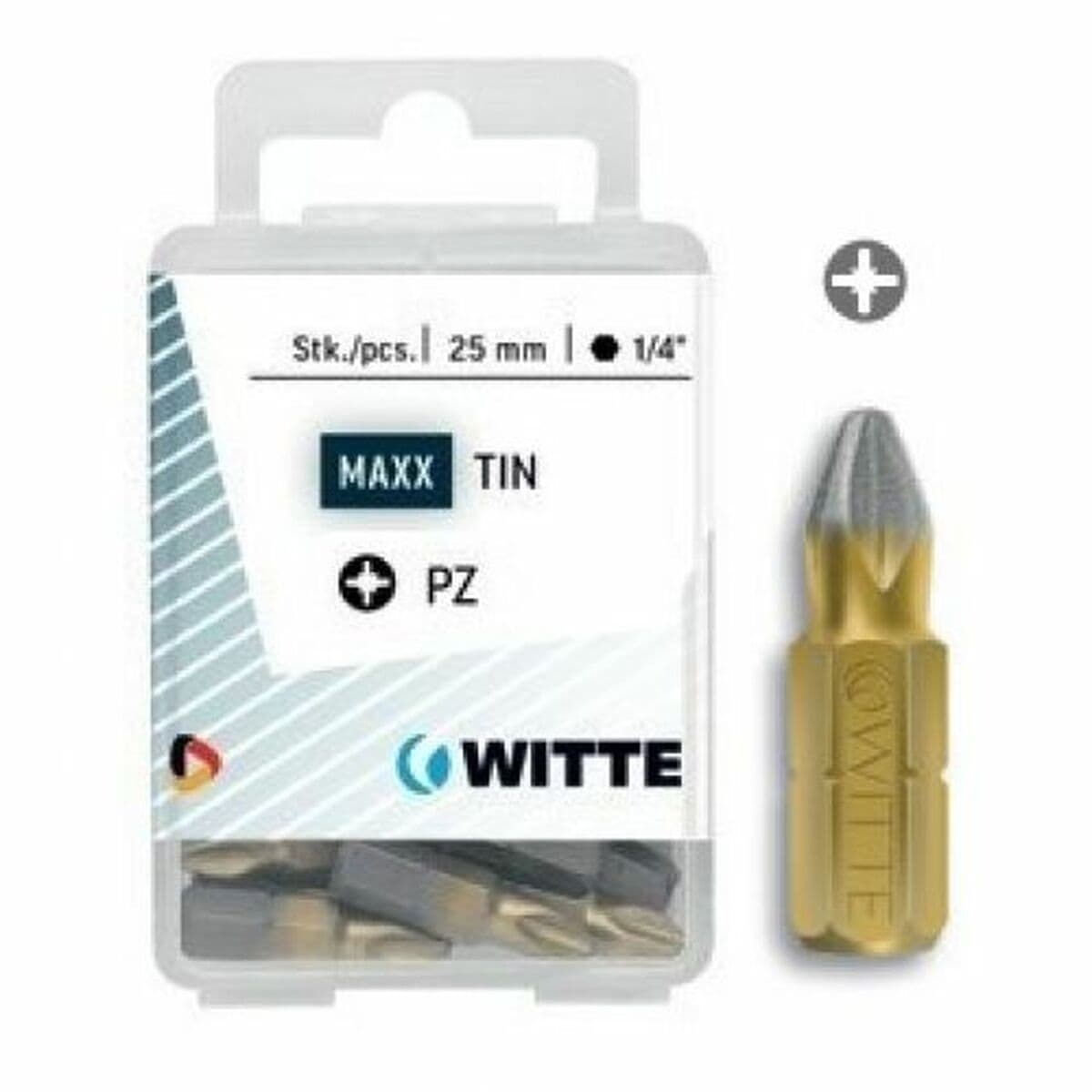Bit Set WITTE PZ 3 DIAMOND Pozidriv PZ3 5 Units