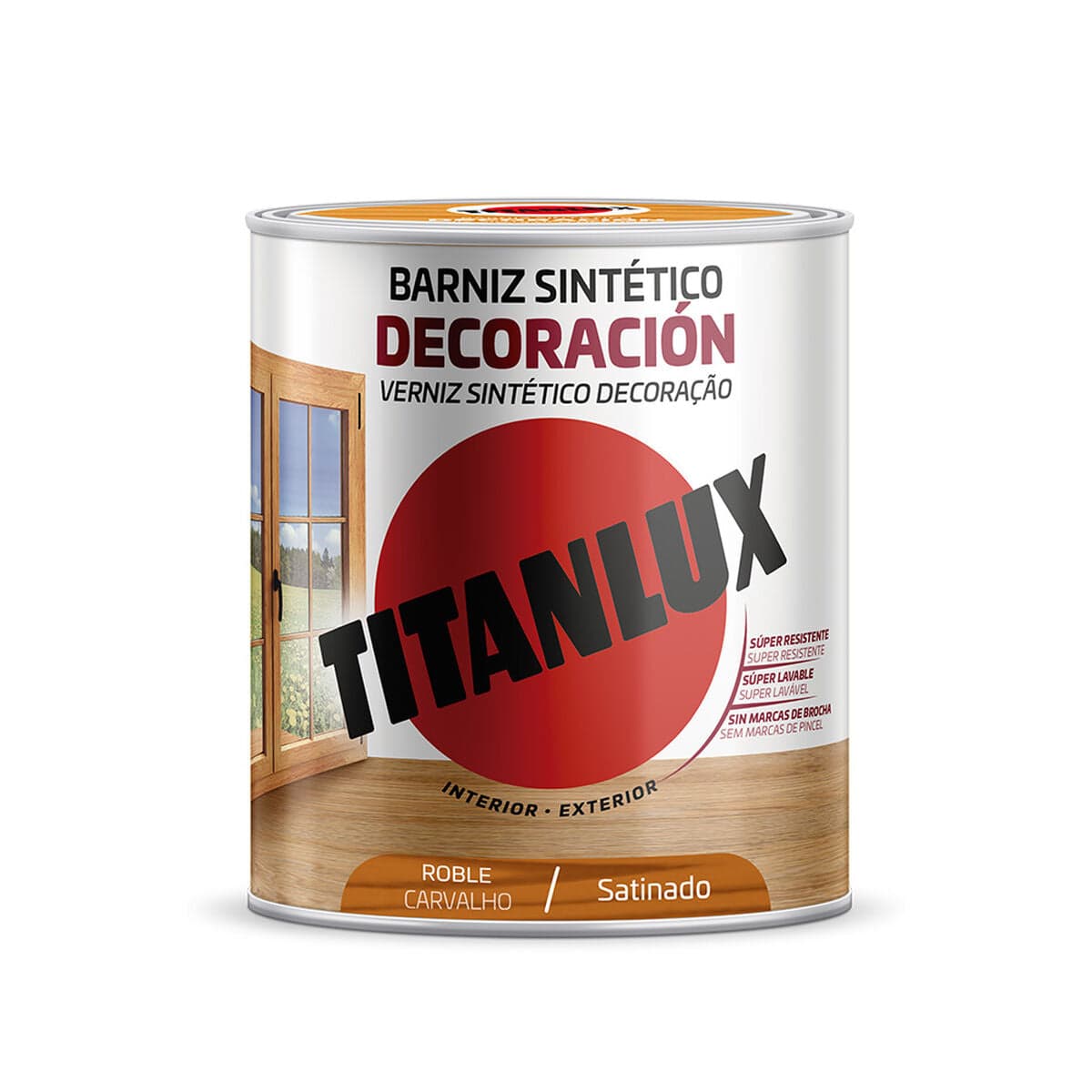 Titanlux m11100214 Synthetische Lak Eik Satijn 250 ml