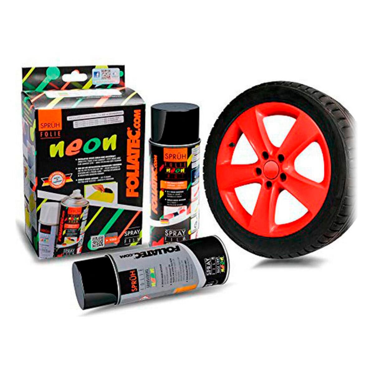 Flüssiggummi für Autos Foliatec Rot 400 ml (2 Stück)