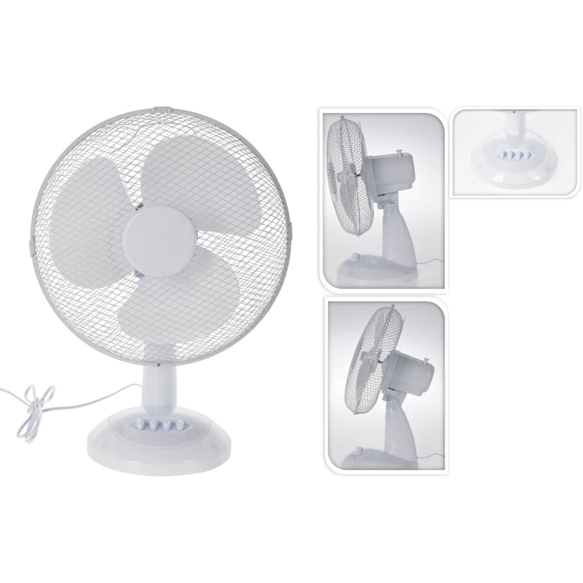 Excellent Electrics EL9000160 Tischventilator Weiß
