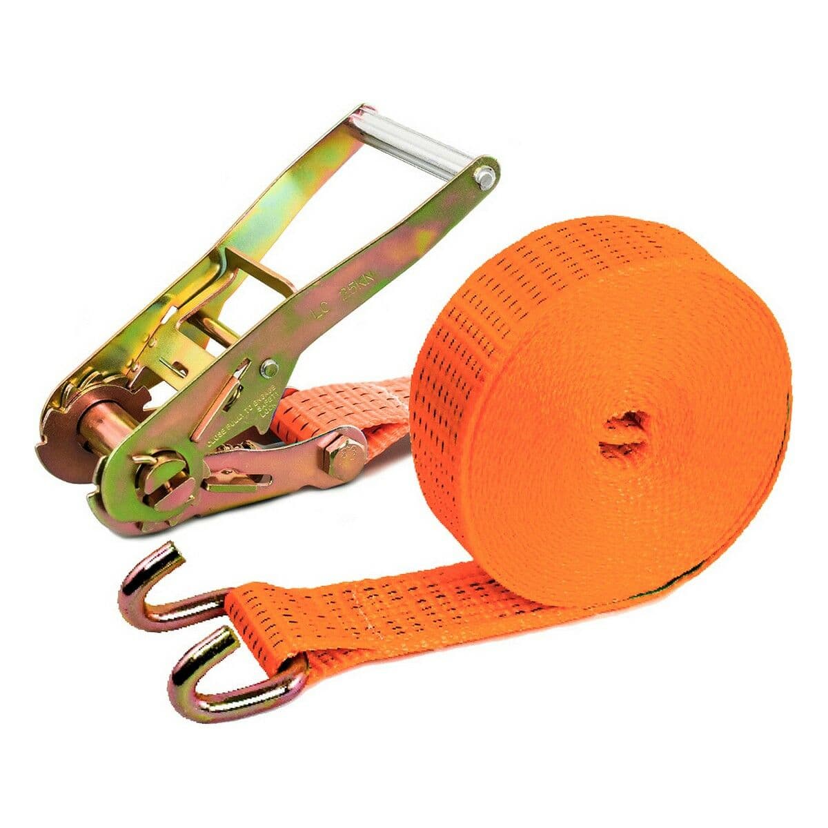 Spanngurt-Ratsche Ponsa 027,136,050,104 Orange Offen 50 mm x 8,5 m
