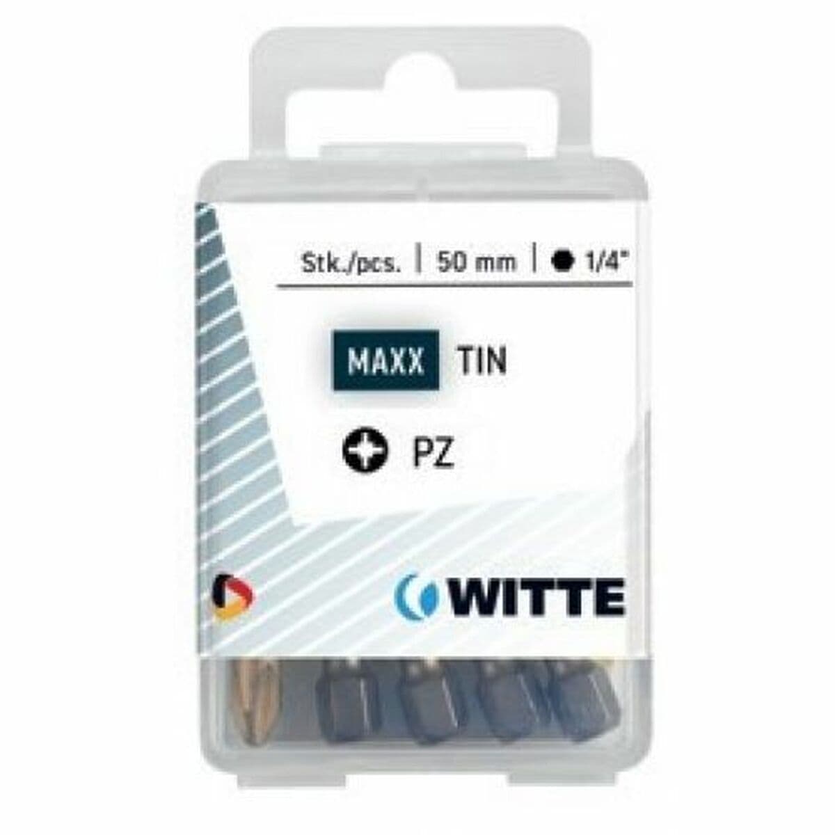 Bit Set WITTE Pozidriv PZ2 5 Units