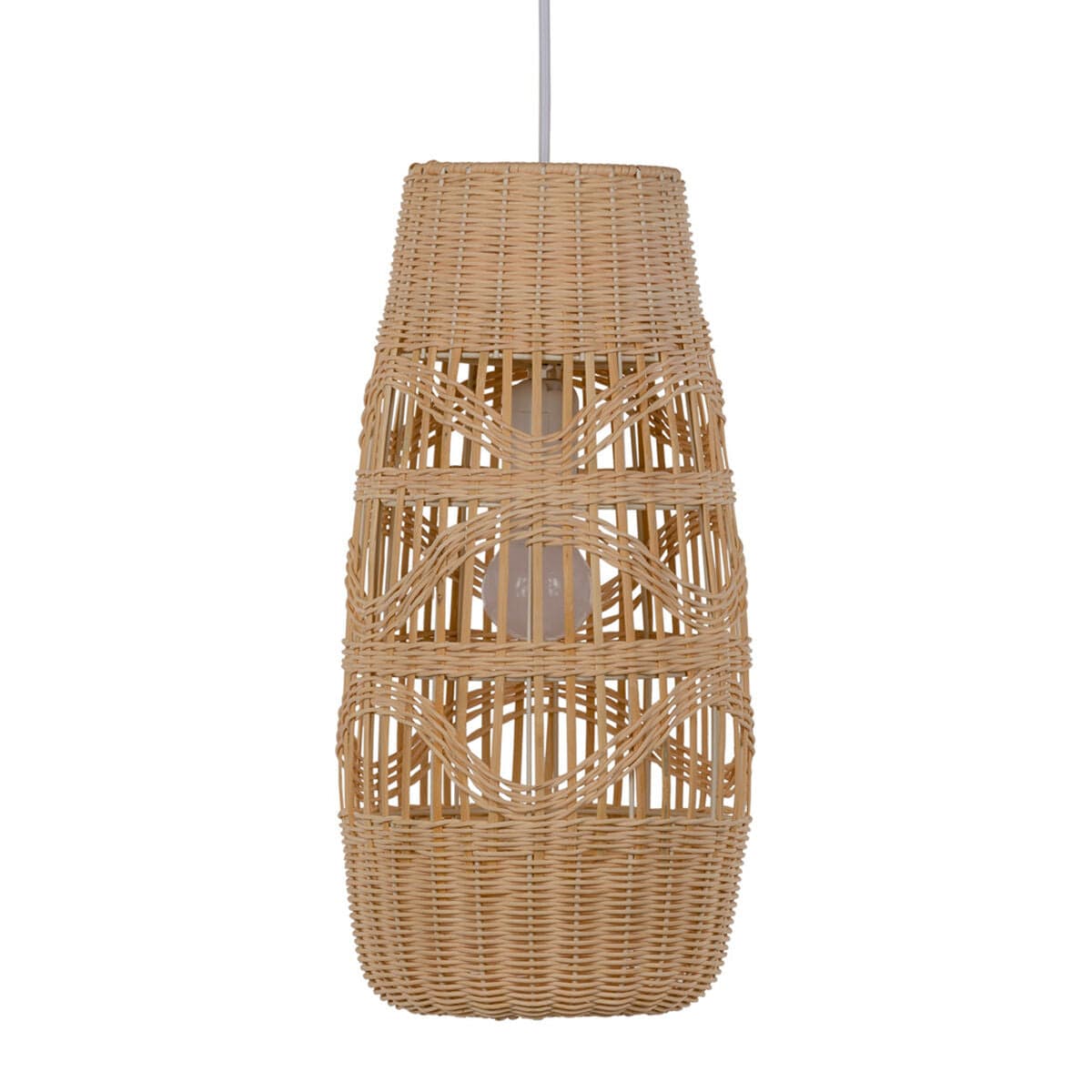 Plafonnier Ø 20,5 cm 20,5 x 20,5 x 43,5 cm Métal Crème