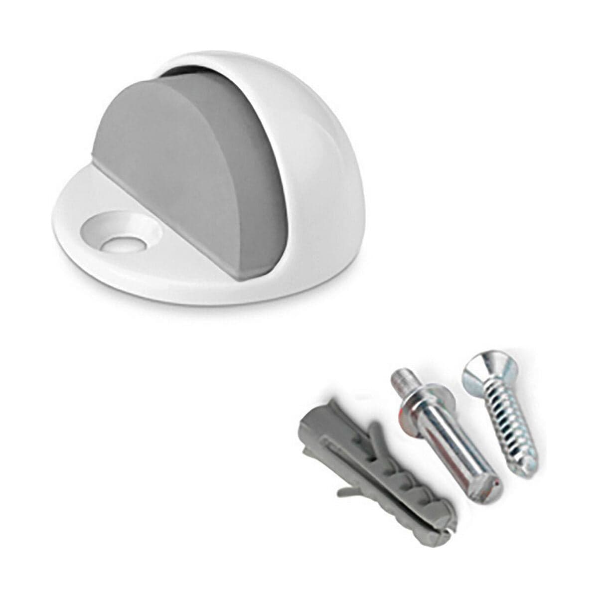 Inofix Doorstop White with Screws