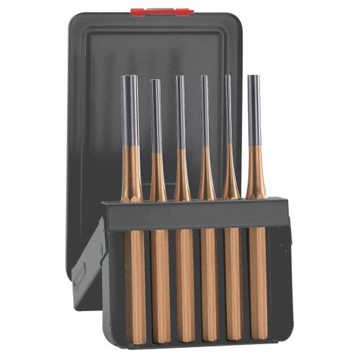 ATM Golden Cylindrical Pin Punches Set (6 Pieces)