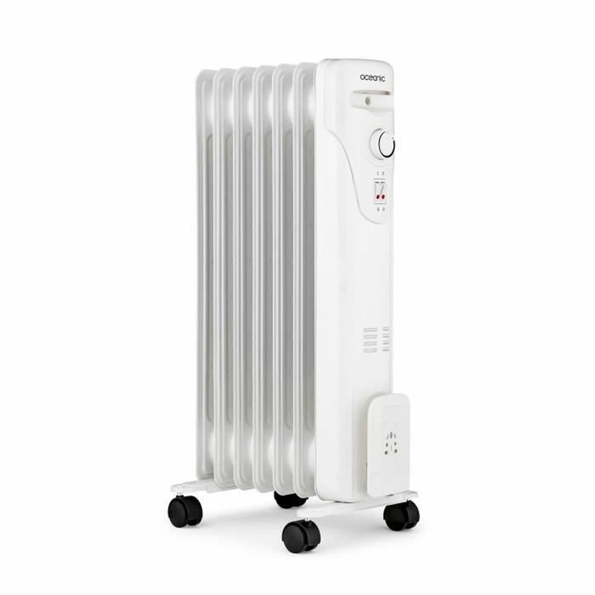 Radiateur à bain d'huile (7 éléments) Oceanic Blanc 1500 W