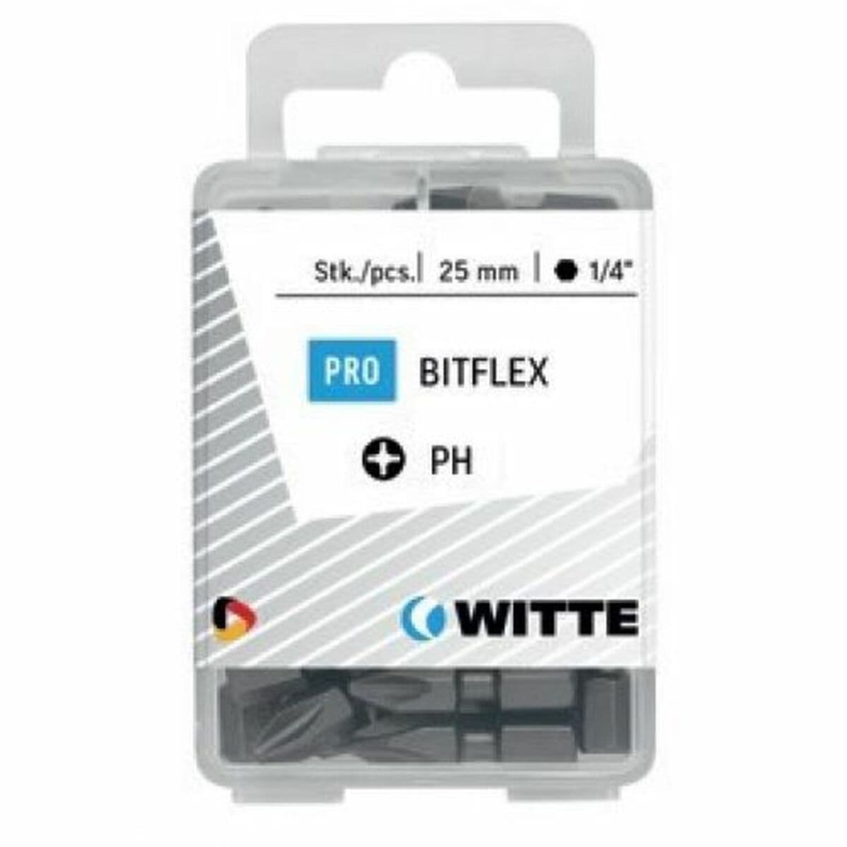 WITTE Bitset PH 2 BITFLEX PH2 25 stuks