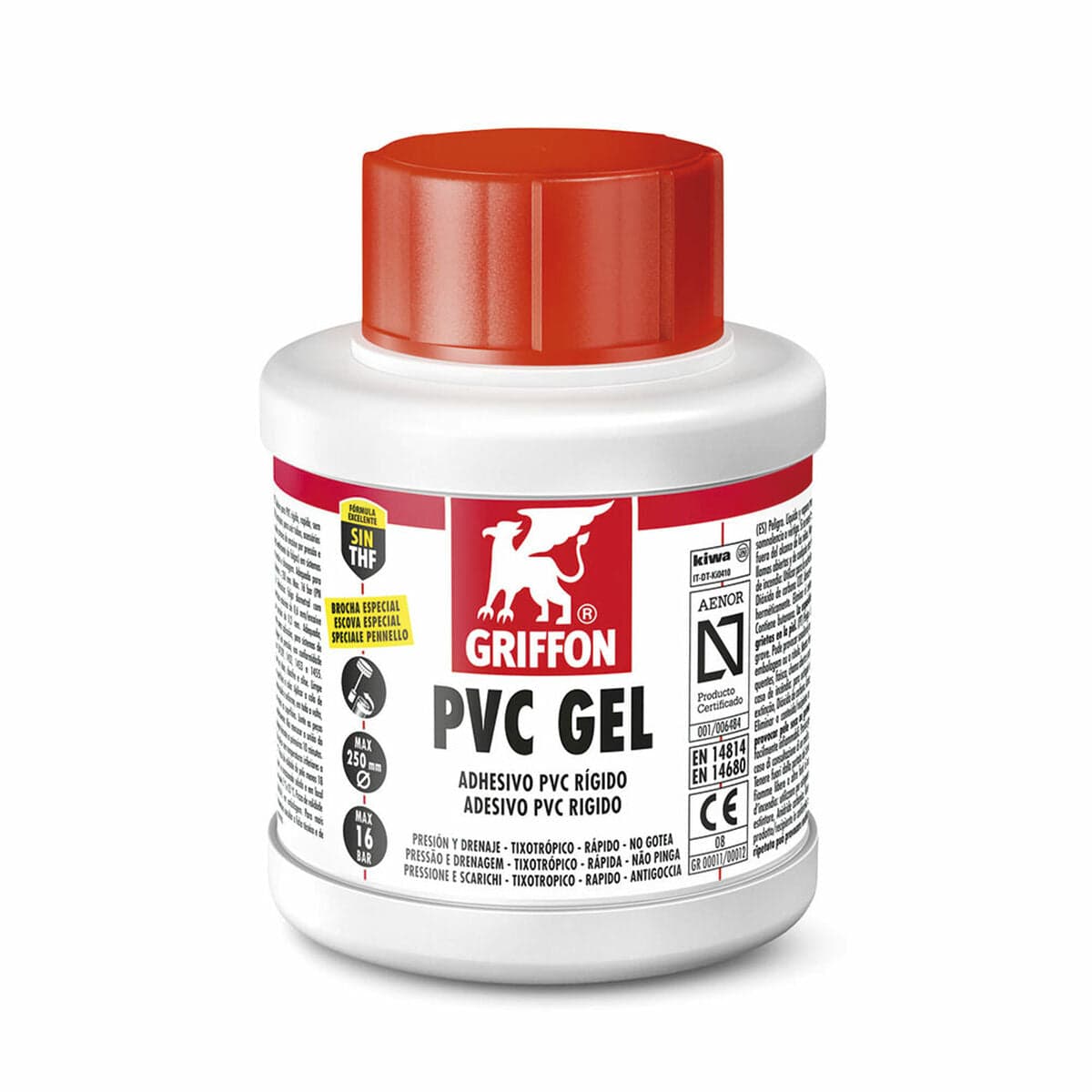 Griffon 6301155 PVC Gel montagelijm (250 ml)