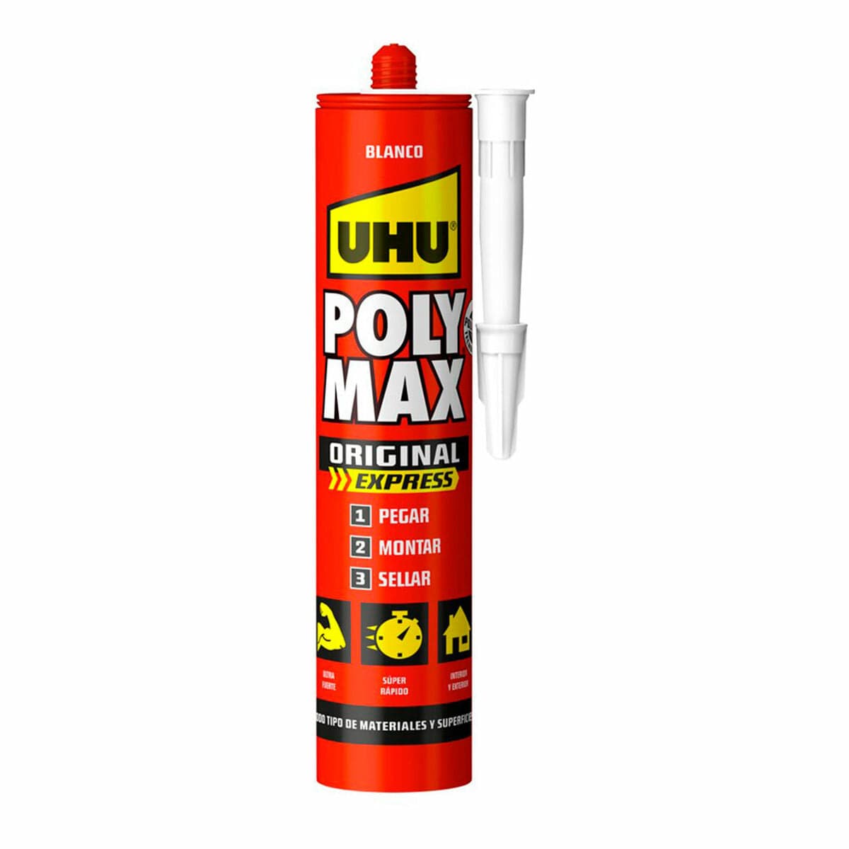 UHU Poly Max Express Sealer/Adhesive White 425 g 6310630