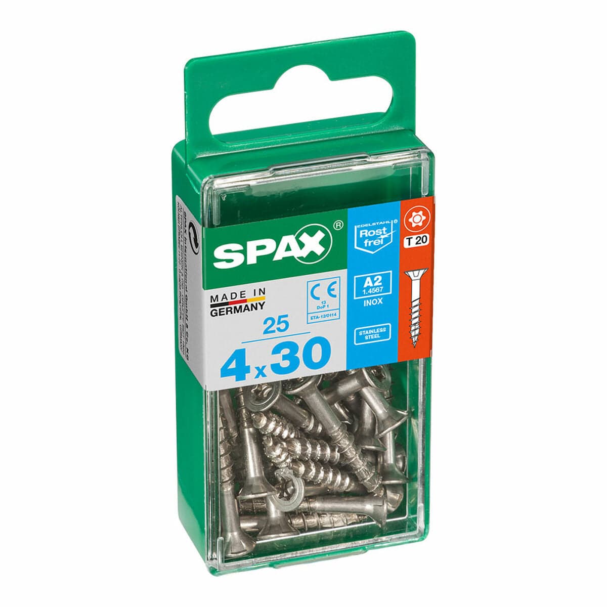 SPAX 4197000400301 Holzschrauben Senkkopf 4 x 30 mm Box