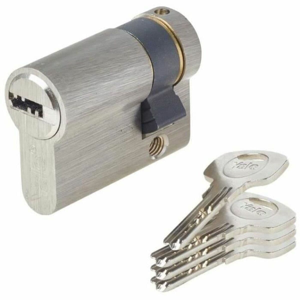 Veiligheidscilinder Yale 30 x 10 mm Messing Garagedeur
