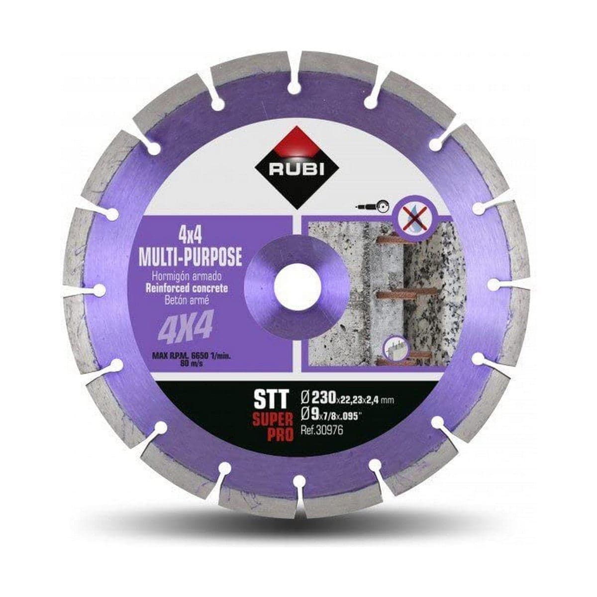 Diamanttrennscheibe Rubi superpro 30976 Ø 230 mm